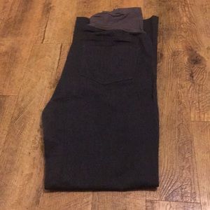 Gray maternity slacks
